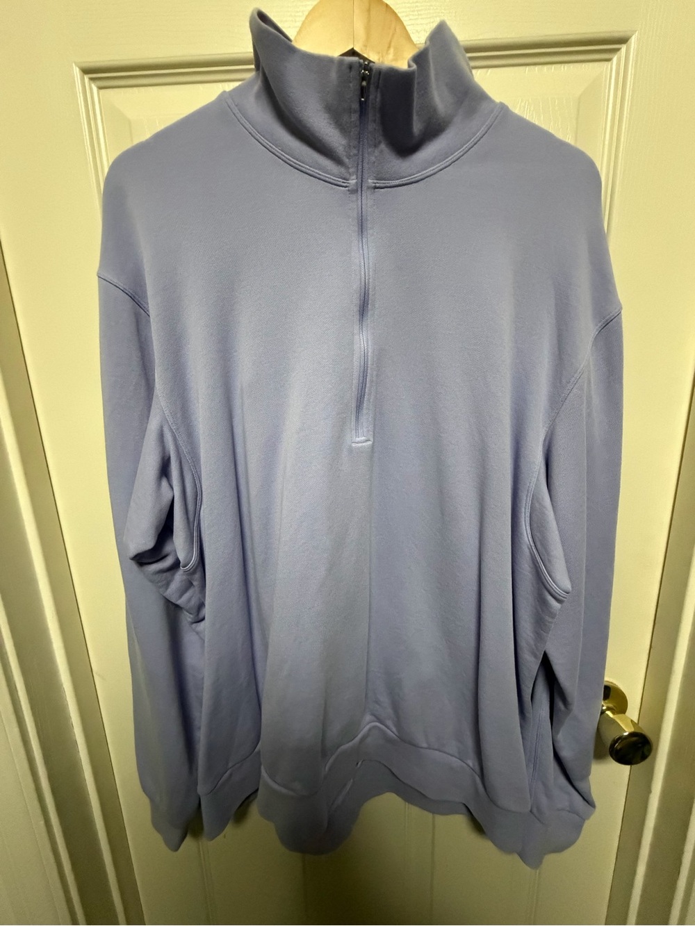 lululemon athletica Men's Lavender Half-Zip Sweater